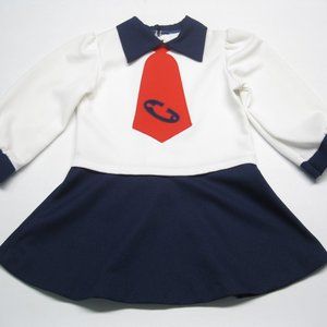 Kid's Vintage 60s 70s Japanese Style Anime Cosplay Dress size 6